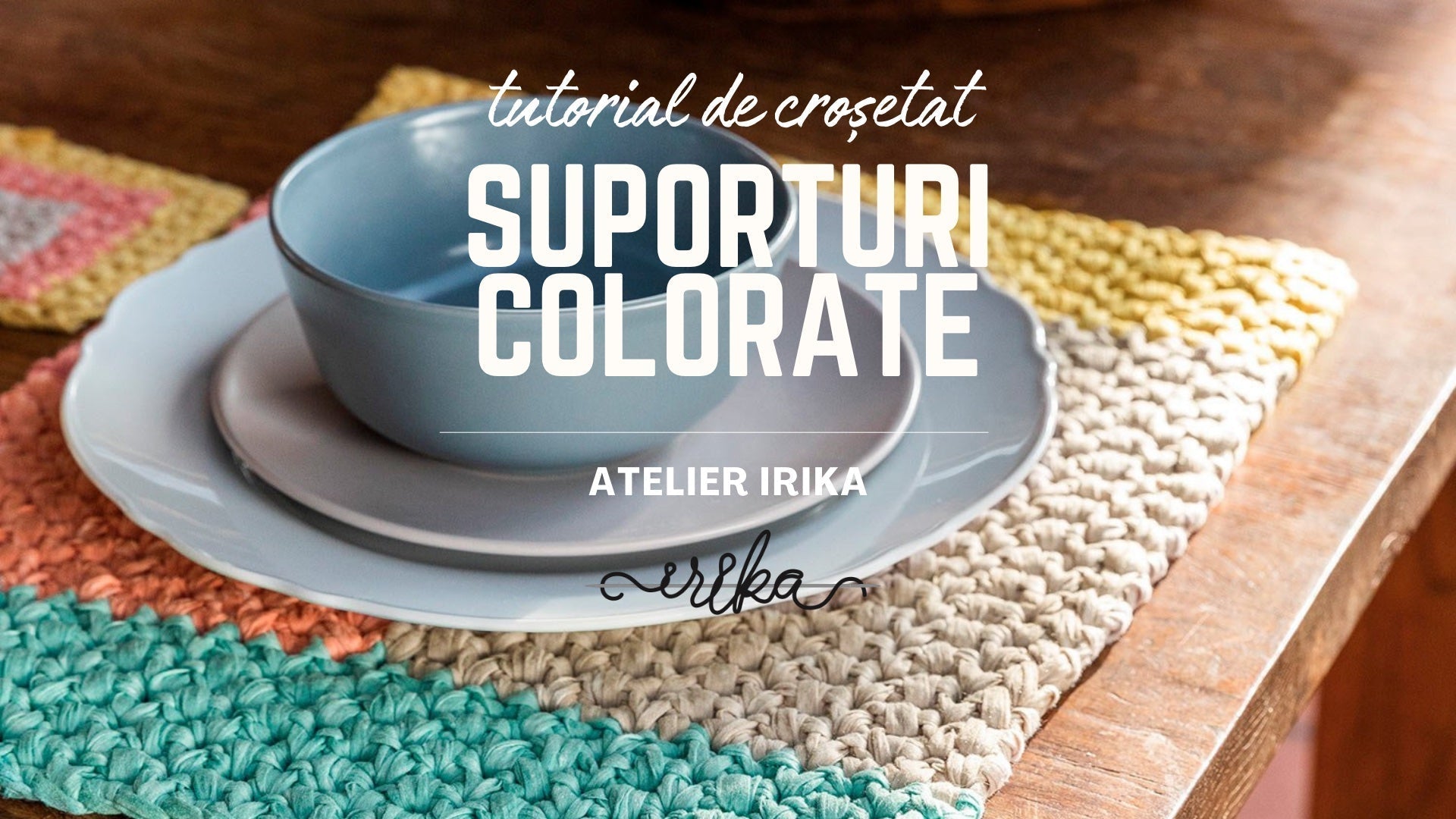 Suporturi colorate de masă